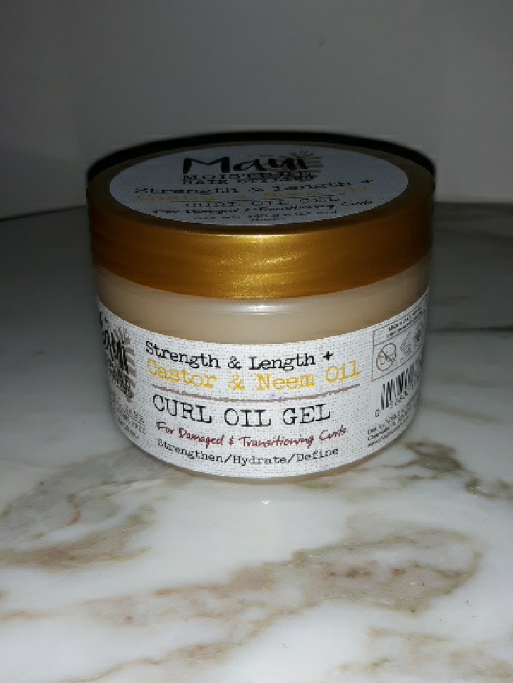 Maui Moisture "Strength & Length + Castor & Neem Oil" Hair Styling Curl Oil Gel